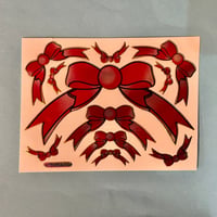 リボン キラキラ シール   RIBBON STICKER