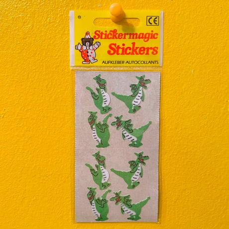 ドラゴン ザラザラ シール パッケージ入り　DRAGON STICKER PACKAGE