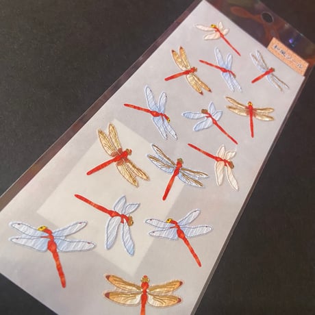 奥山商会 和風シール 赤とんぼ JAPANESE STICKER