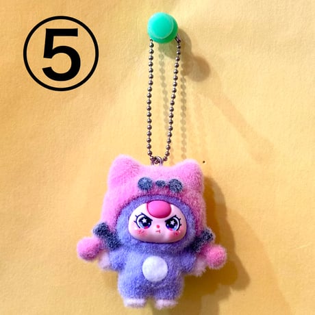 ぷんぷんキャット キーホルダー　Angry cat keychain