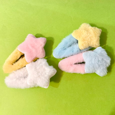 ながれ星のヘアクリップ