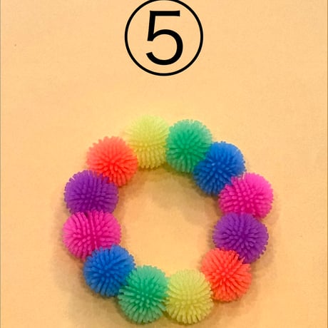 ゲジぷにゅ カラフル ブレス　Colorful bracelet