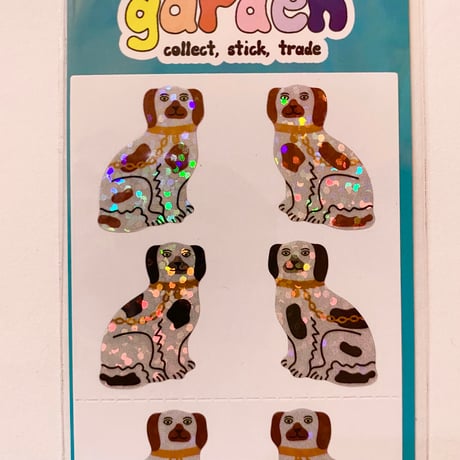 Sticker Garden★ おすわり犬 DOG
