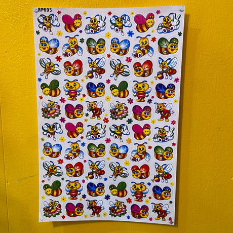 蜂 シール 大  BEE STICKER