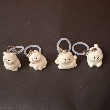 ぽてぽて 犬 めじるしチャーム　DOG CHARM