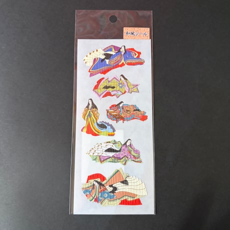 奥山商会 和風シール 十二単 JAPANESE STICKER