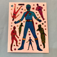 ヒーロー レンジャー  HERO キラキラシール  STICKER