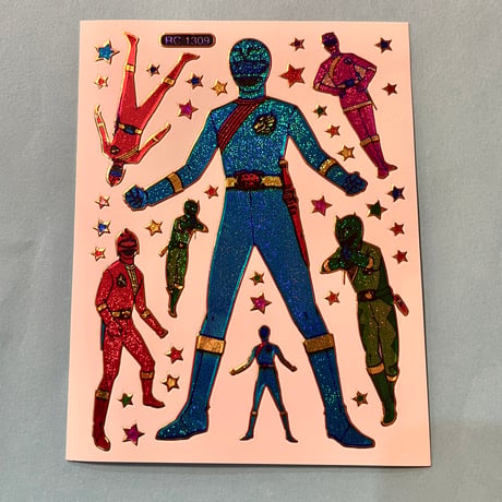 ヒーロー レンジャー  HERO キラキラシール  STICKER