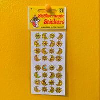 太陽と月 プリズム シール パッケージ入り　SUN AND MOON PRISM STICKER PACKAGE