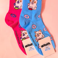 クマ 靴下④ BEAR SOCKS