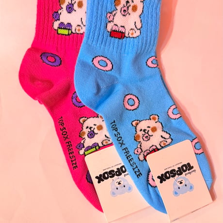 クマ 靴下④ BEAR SOCKS