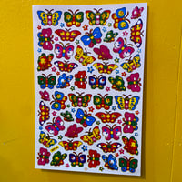 蝶 シール 大   BUTTERFLY STICKER