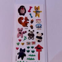 SOSOM ROOM 動物と郵便ポスト Animals and Mailbox Sticker