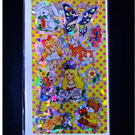 セブン ステッカー 動物たちと天使   SEVEN STICKER