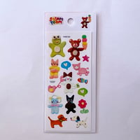 SOSOM ROOM 電話する猫と動物たち ANIMAL PHONE STICKER