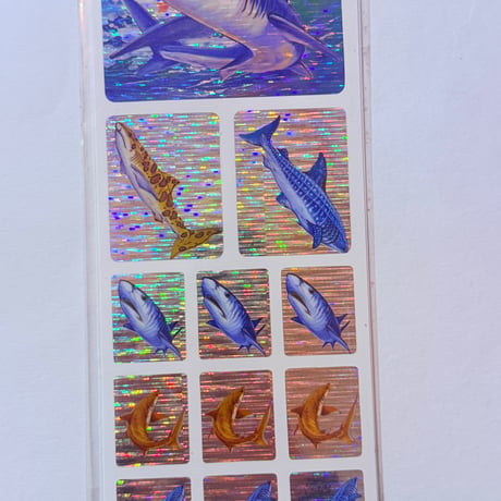 セブン ステッカー サメ  SEVEN STICKER SHARK
