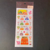 奥山商会 和風シール ひな人形 JAPANESE STICKER