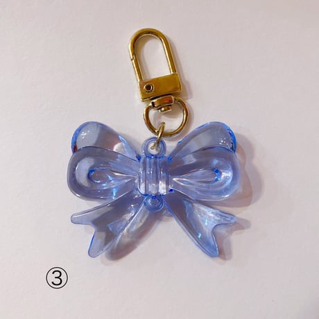 アクリルリボンチャーム　RIBBON CHARM