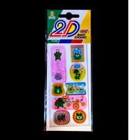 2D マジック ステッカーカエル MAGIC STICKER FROG