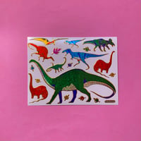 恐竜 ④  キラキラ シール  DINOSAUR STICKER