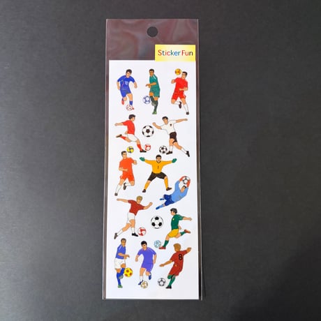 奥山商会 Sticker Fun ラメ入りシール サッカーチーム STICKER