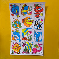 魚 シール 大  ② FISH STICKER