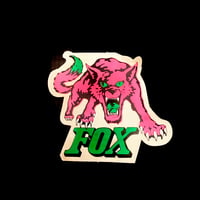 キツネ シール　FOX STICKER