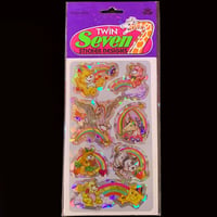 ツインセブン ステッカー クマとユニコーン  TWIN SEVEN STICKER