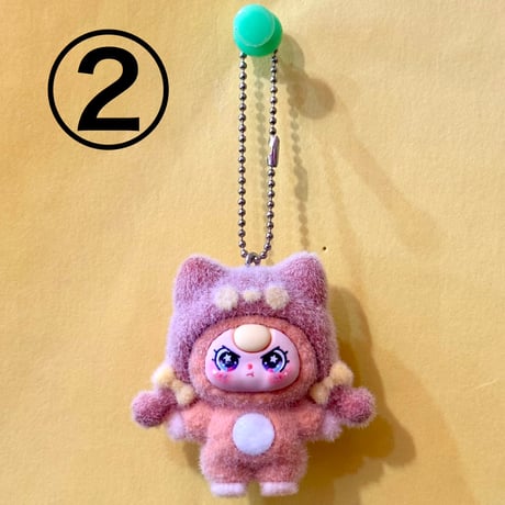 ぷんぷんキャット キーホルダー　Angry cat keychain