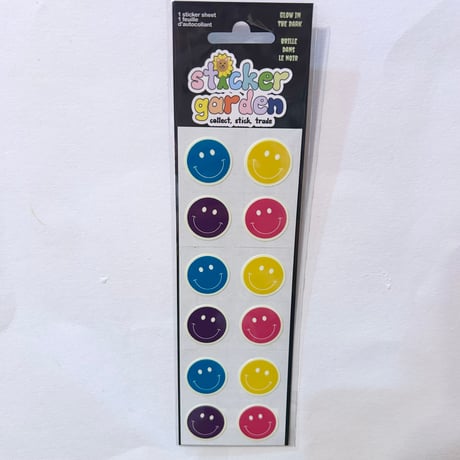 Sticker Garden★ 暗闇で光る スマイル SMILE