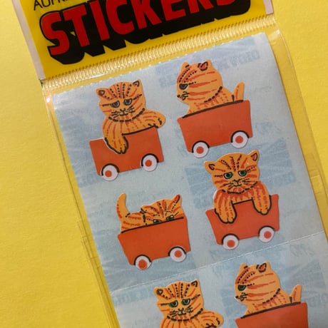 猫 シール パッケージ入り CAT STICKER PACKAGE