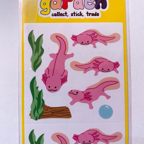 Sticker Garden★ ウーパールーパー AXOLOTL