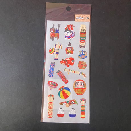 奥山商会 和風シール 和玩具 JAPANESE  TOY STICKER