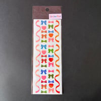 奥山商会 オーロラシール リボン＆ハート RIBBON HEART STICKER