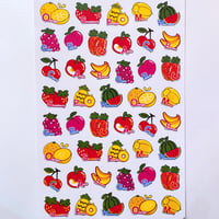 フルーツ シール 大  FRUIT STICKER