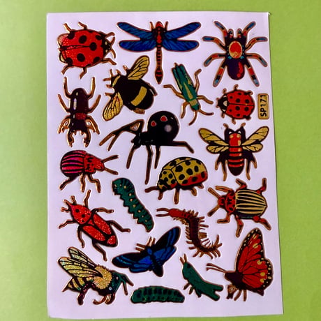 生き物いろいろ キラキラ シール LIVING CREATURE STICKER