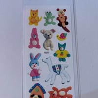 SOSOM ROOM 動物たちと白い馬 Animals and  White Horse Sticker