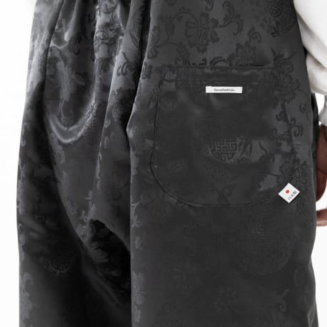 チャイナサウナパンツ4.0 黒花柄🌸｜⚠️12/上〜中旬発送分先行予約🉐