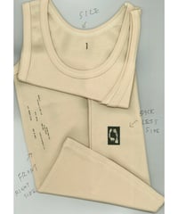 MASKER E / ORGANIC COTTON TANK TOP