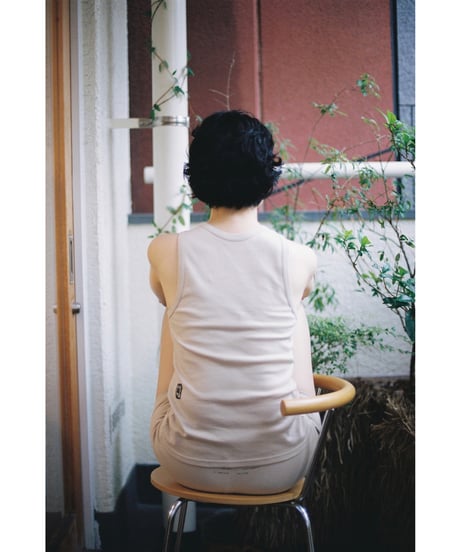 MASKER E / ORGANIC COTTON TANK TOP