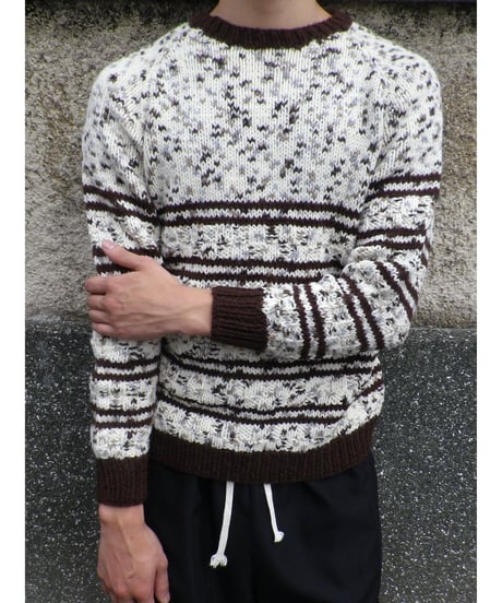 HAND KNITTED PULLOVER