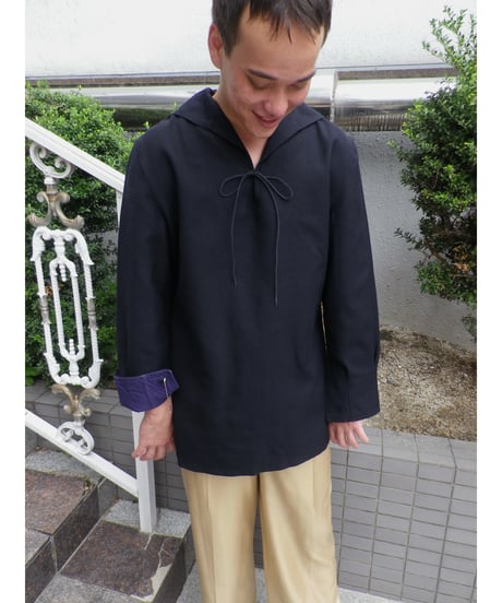 GERMAN NAVY WOOL SAILOR PULLOVER SHIRT