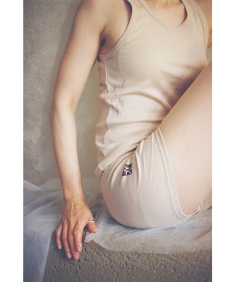 MASKER E / ORGANIC COTTON TANK TOP