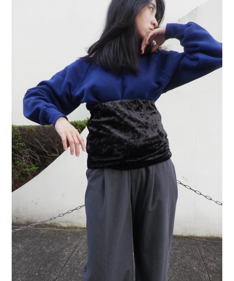 LOOK 08 ＿YUYU ＿ / SWEAT SHIRT / SKIRT