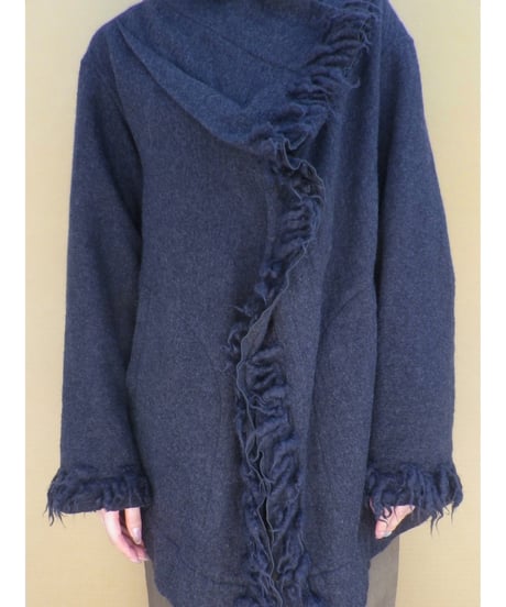 FRINGE HALF COAT