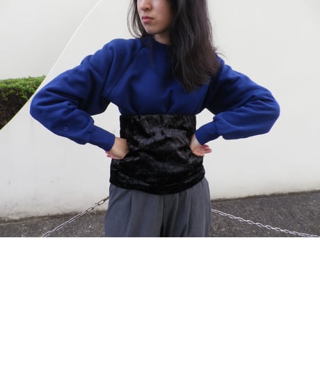 LOOK 08 ＿YUYU ＿ / SWEAT SHIRT / SKIRT