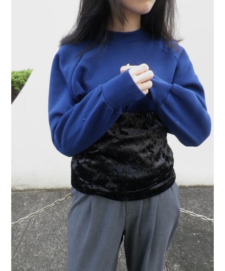 LOOK 08 ＿YUYU ＿ / SWEAT SHIRT / SKIRT