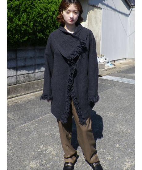 FRINGE HALF COAT