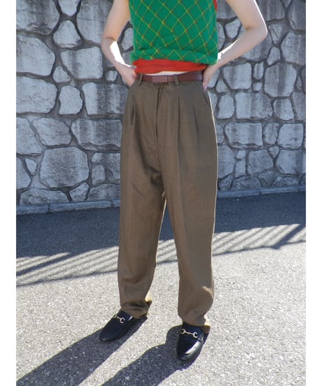 LINEN SLACKS
