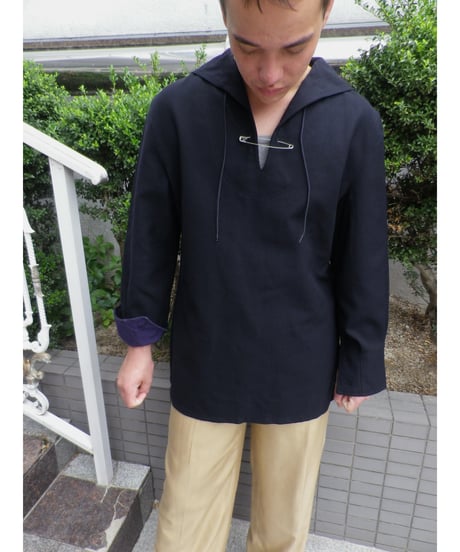 GERMAN NAVY WOOL SAILOR PULLOVER SHIRT